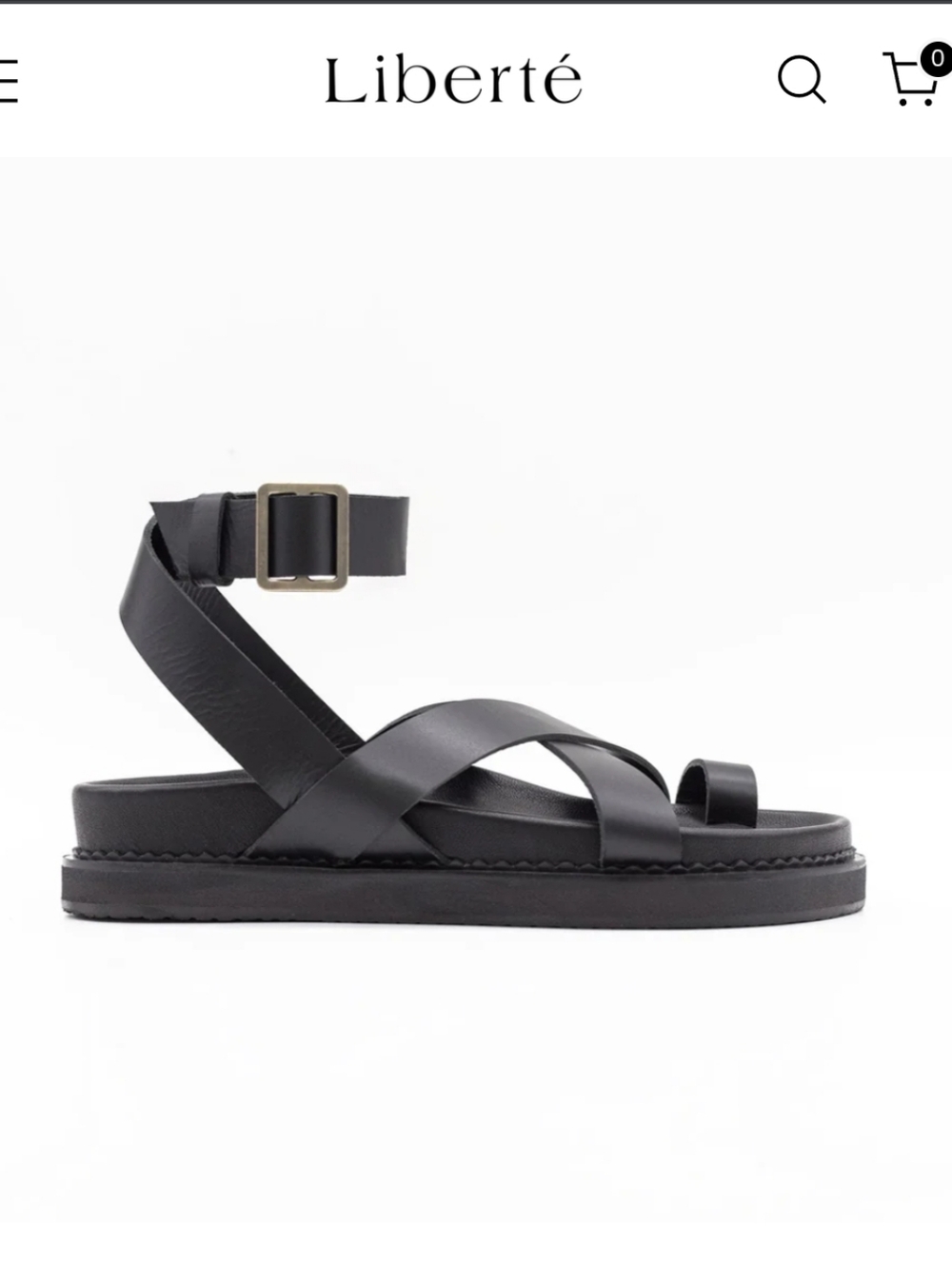 LIBERTÉ Bronte Sandal - Black (40) - Picture 3 of 12